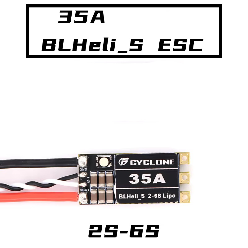 Drone Esc - Cyclone 35A BLHeli_S ESC - Soporte