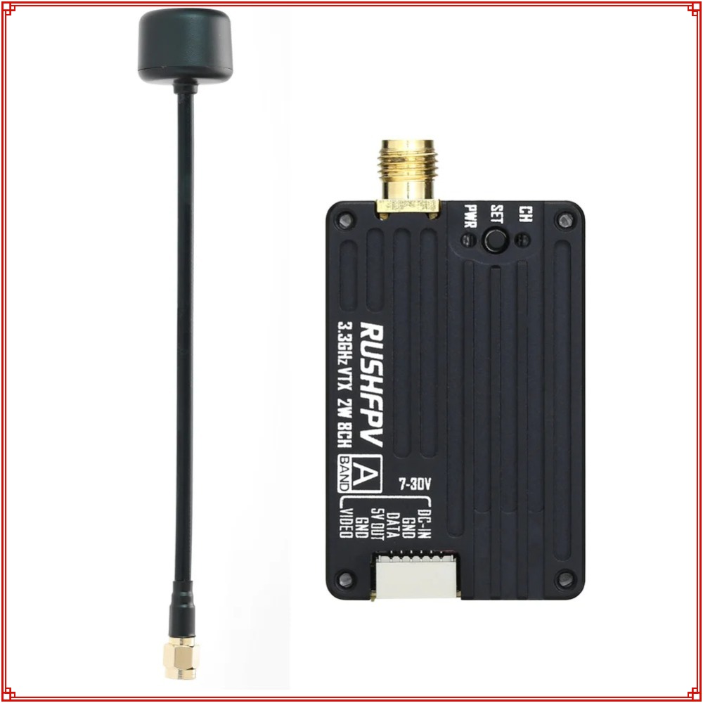 Drone Antenna - Nuevo Transmisor RUSHFPV 3.3G 2W VTX