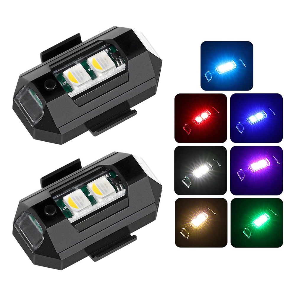 Drone Led Light - 2 uds Mini luces LED estroboscópicas