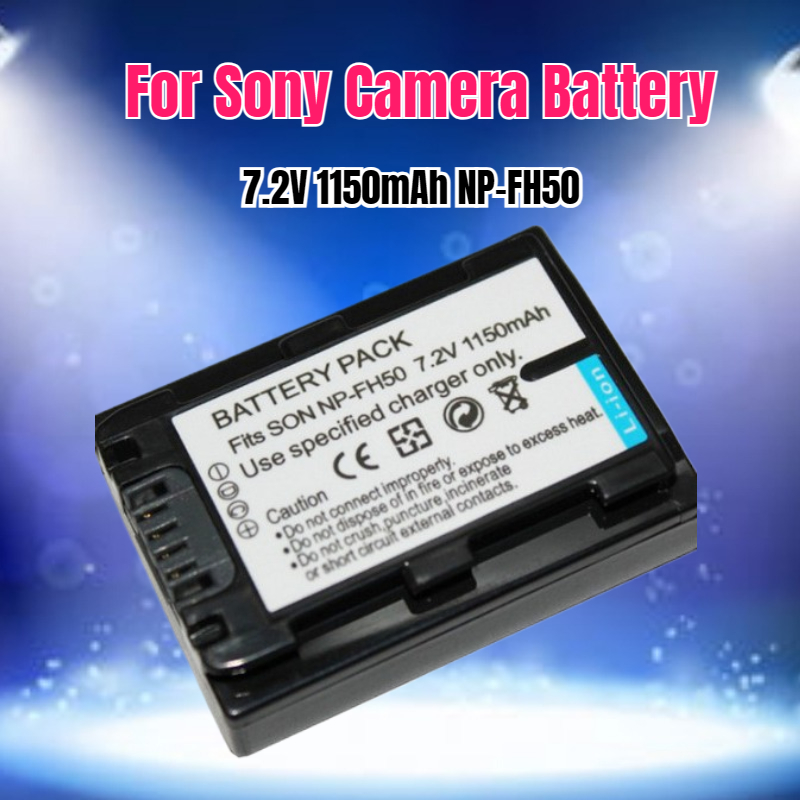 Drone Battery - Batería de cámara NP-FH50 de 7,2