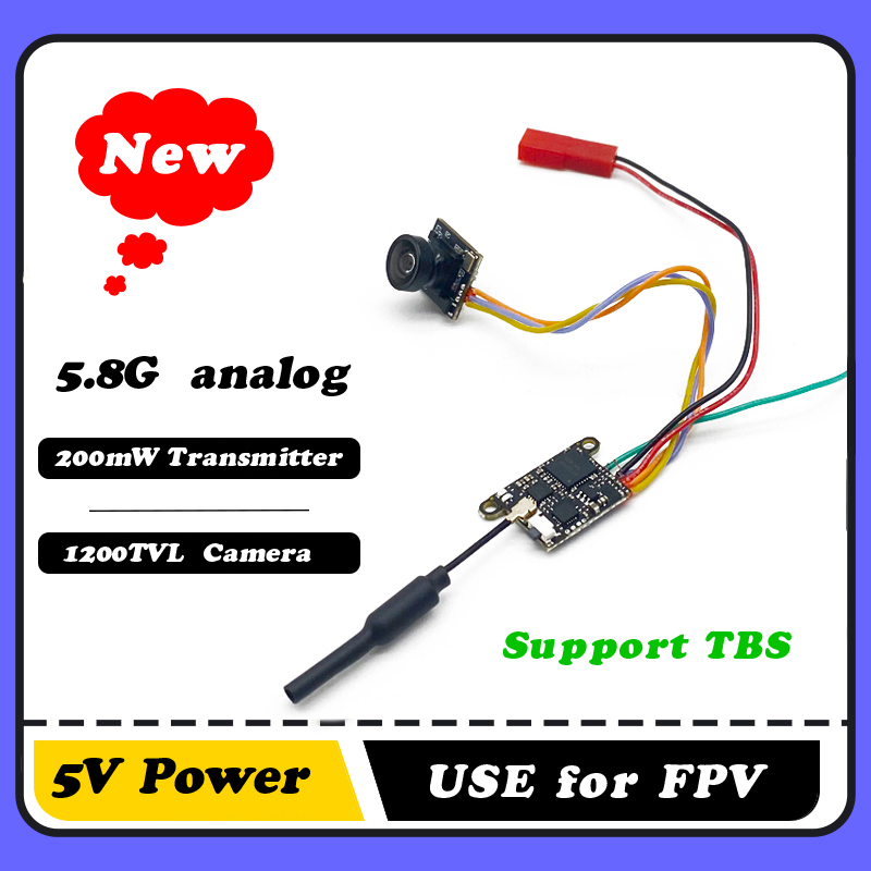 Drone Frame - SLONWAKE 5,8G 1200TVL cámara FPV VTX