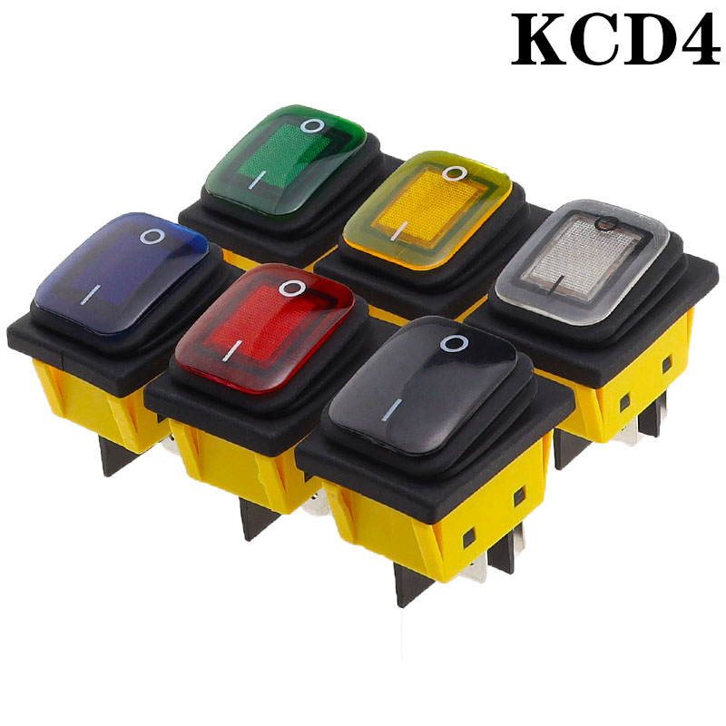 Drone Buzzer - KCD4 encendido apagado 30A/250V resistente 4
