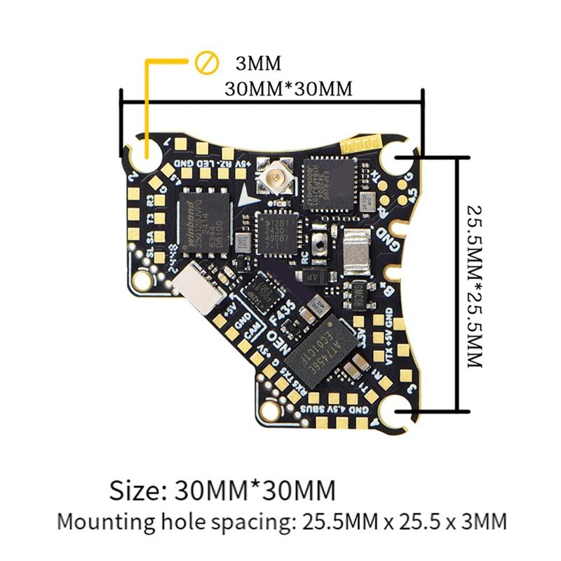 Controlador de vuelo FBIL-F435 - Drone Esc reseña y precio