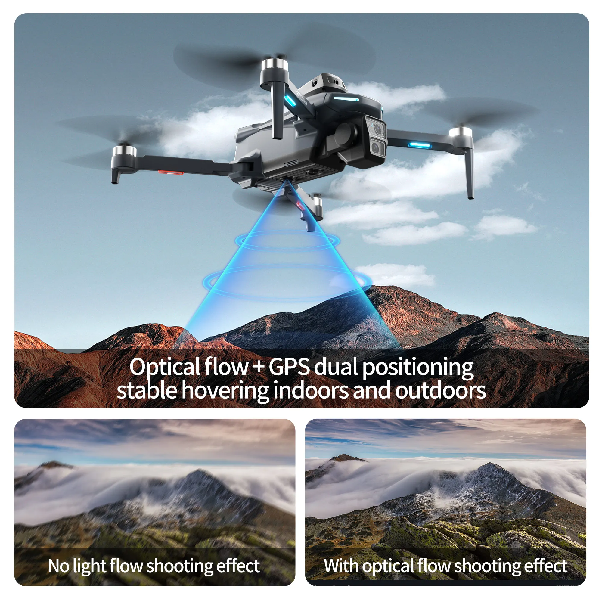 Dron Profesional Lenovo XT606  - Drone Gps Mount reseña y precio