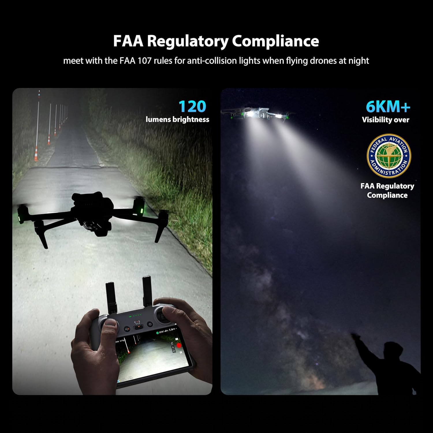 STARTRC Drone luz estroboscópi - Drone Led Light reseña y precio