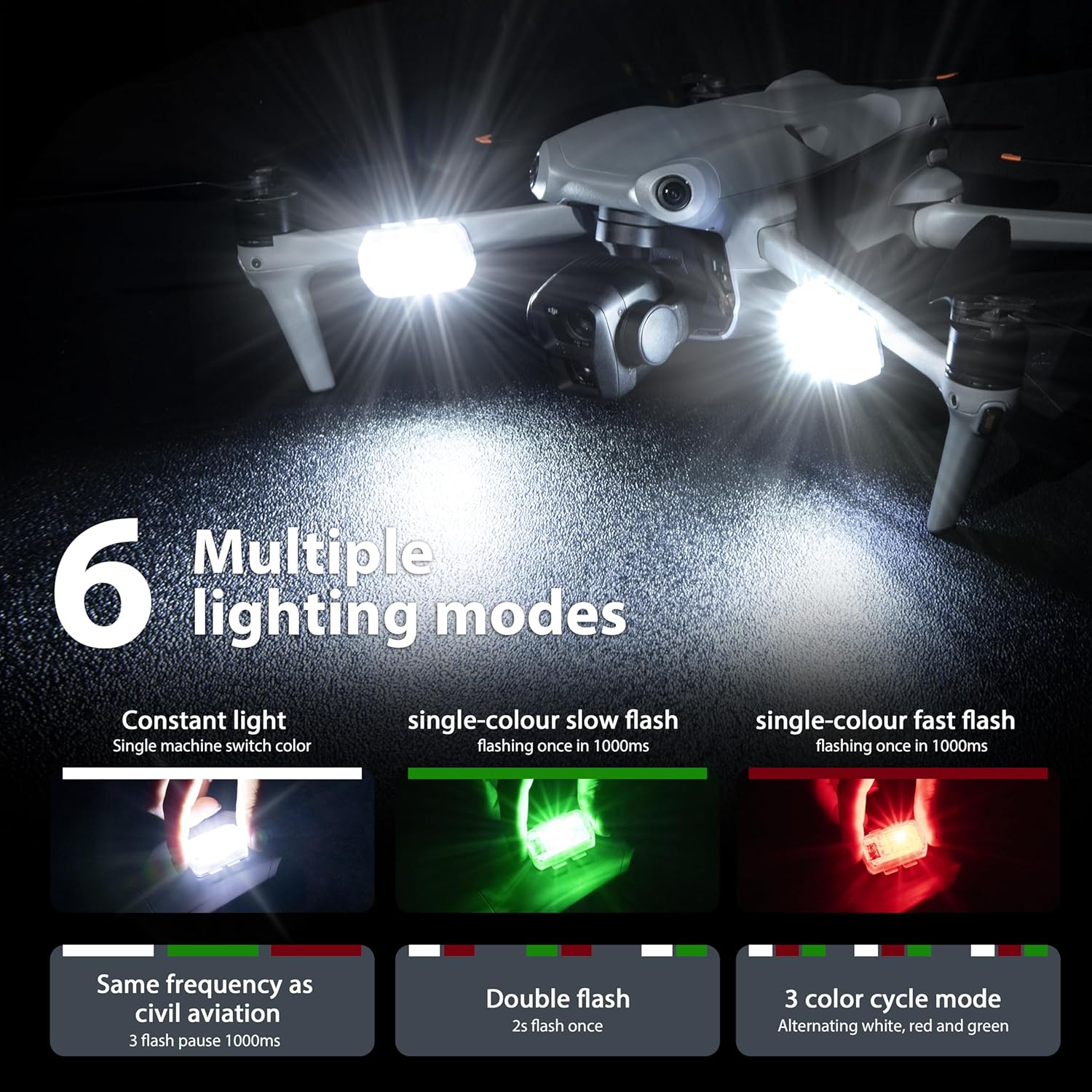 STARTRC Drone luz estroboscópi - Drone Led Light reseña y precio