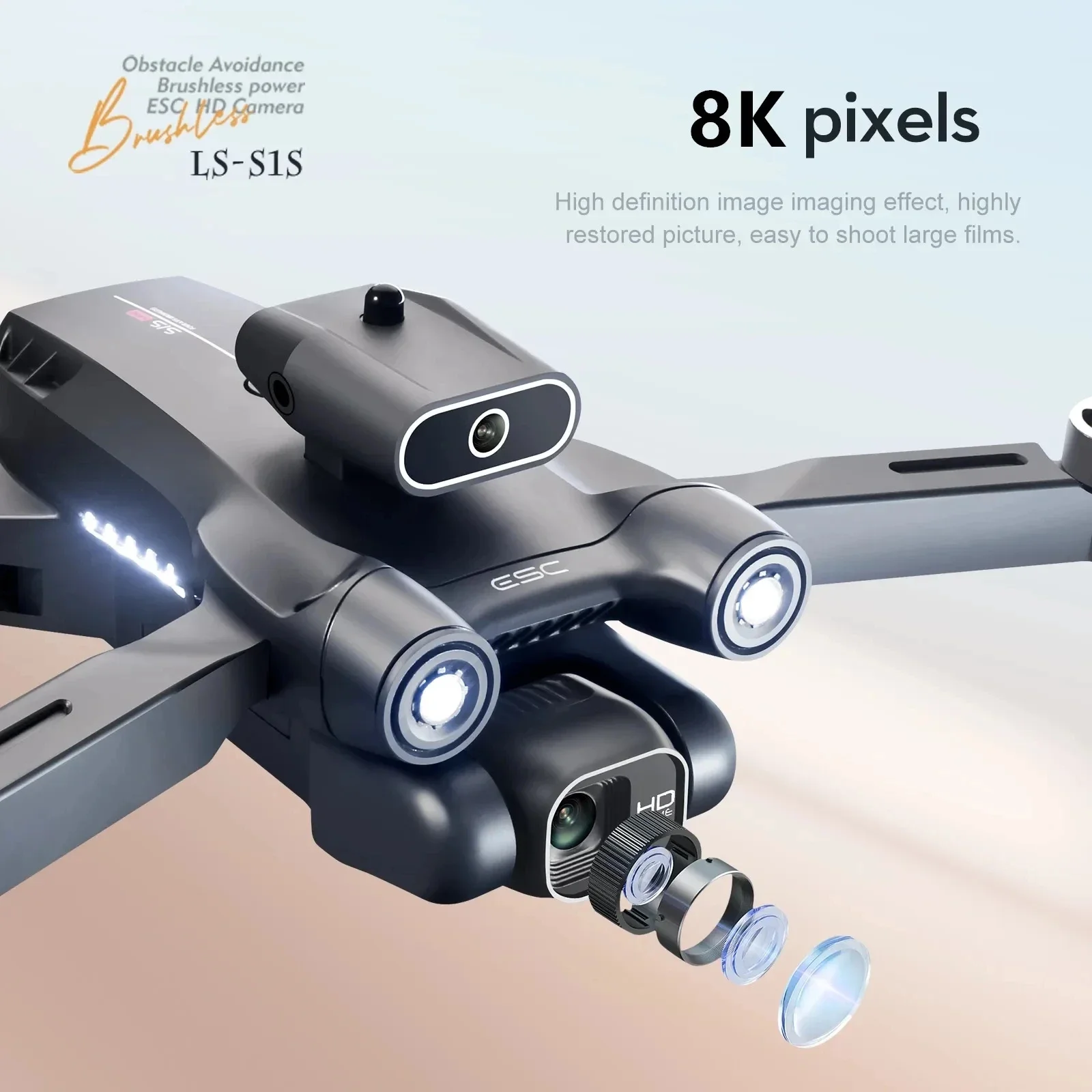 Dron con Motor sin escobillas  - Drone Gps Module reseña y precio