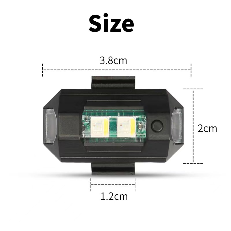 Luces para motocicleta, luz es - Drone Led Light reseña y precio
