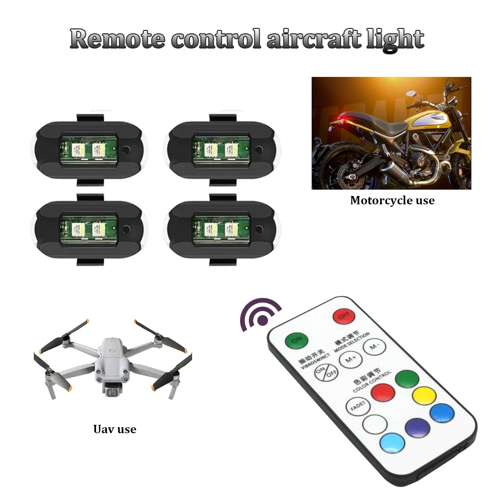 Mini luz LED de advertencia an - Drone Led Light reseña y precio