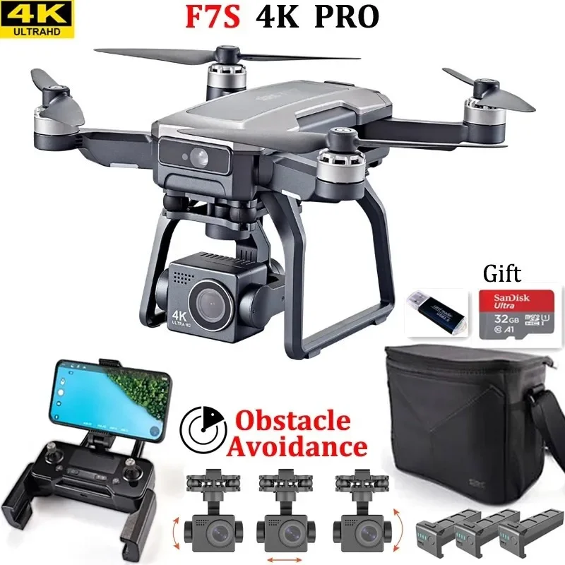 SJRC F7s 4K PRO Drone 4K evita - Drone Gps Module reseña y precio