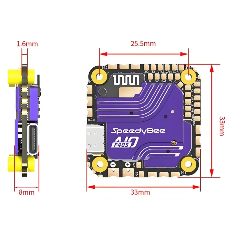 Controlador de Vuelo SpeedyBee - Drone Esc reseña y precio