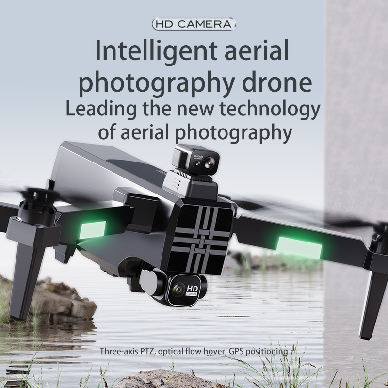 Dron A380 4K HD de tres ejes,  - Drone Gps Module reseña y precio