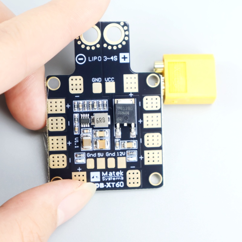Matek Systems PDB XT60 con BEC - Drone Power Distribution Board reseña y precio
