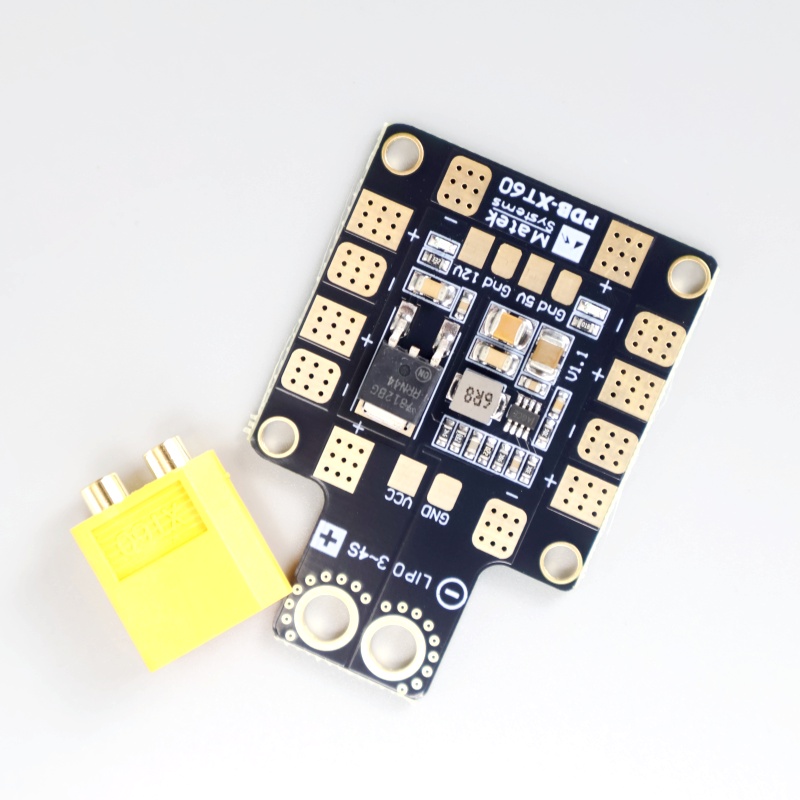 Matek Systems PDB XT60 con BEC - Drone Power Distribution Board reseña y precio