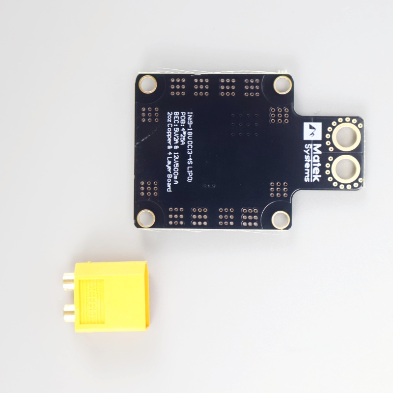 Matek Systems PDB XT60 con BEC - Drone Power Distribution Board reseña y precio