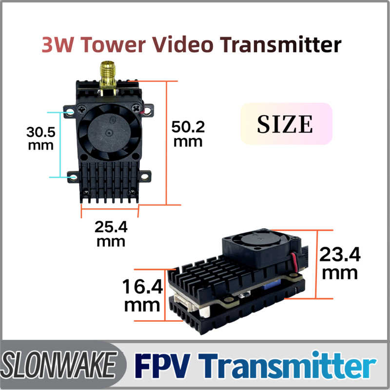 SLONWAKE 5,8G 3000mW simulació - Drone Frame reseña y precio