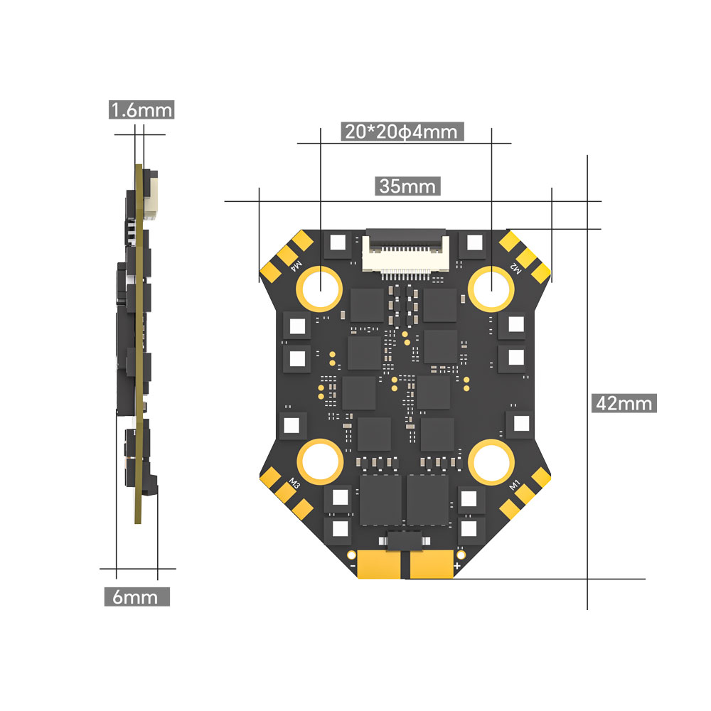 Controlador de vuelo iFlight B - Drone Esc reseña y precio