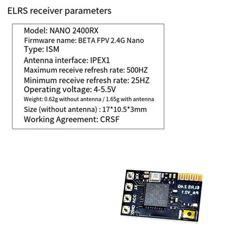 CYGJ-10PCS Receptor ELRS 2.4Gh - Drone Antenna reseña y precio